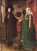 Jan Van Eyck Giovanna Cenami and Giovanni Arnolfini oil painting picture wholesale